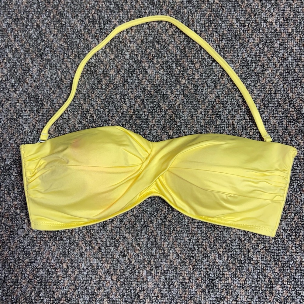 Yellow bikini top